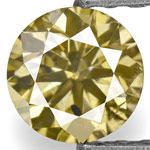 0.72-Carat Fancy Intense Brown Round Brilliant-Cut Diamond