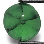 0.81-Carat Light Green Trapiche Emerald from Colombia
