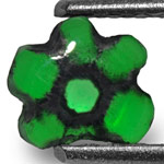 0.53-Carat Free-Form Royal Green Colombian Trapiche Emerald