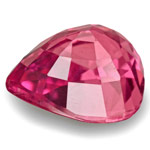 0.88-Carat IGI-Certified Unheated Pear-Shaped Burma Ruby