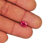 2.86-Carat Fiery Rich Pinkish Red Unheated Ruby from Mozambique