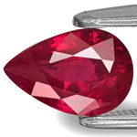 1.36-Carat IGI-Certified Unheated Vivid Pinkish Red Ruby