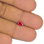 0.91-Carat VS-Clarity Vivid Intense Pinkish Red Unheated Ruby