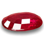 0.76-Carat Oval-Cut Deep Pigeon Blood Red Unheated Ruby