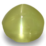 10.02-Carat Indian Chrysoberyl Cat's Eye with Strong Chatoyance