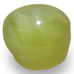 8.04-Carat Bright Greenish Yellow Indian Chrysoberyl Cat's Eye