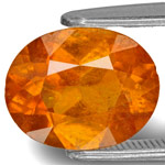 2.75-Carat Eye-Clean Bright Yellowish Orange Tajik Clinohumite