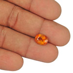 2.75-Carat Eye-Clean Bright Yellowish Orange Tajik Clinohumite