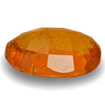 1.78-Carat Oval-Cut Fanta Orange Clinohumite from Tajikistan