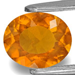 1.56-Carat Lovely Yellowish Orange Clinohumite from Pamirs