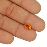 1.56-Carat Lovely Yellowish Orange Clinohumite from Pamirs