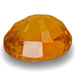 3.05-Carat Vivid Yellowish Orange Eye-Clean Tajik Clinohumite