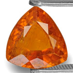 2.69-Carat Trilliant-Cut Intense Yellow Orange Clinohumite