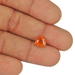 2.69-Carat Trilliant-Cut Intense Yellow Orange Clinohumite