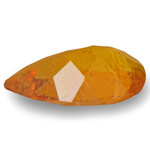 1.83-Carat Deep Yellow Orange Pear-Shaped Clinohumite