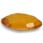 0.98-Carat Orangish Yellow Marquise-Cut Tajik Clinohumite