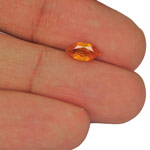 0.98-Carat Orangish Yellow Marquise-Cut Tajik Clinohumite