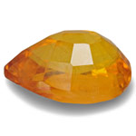 1.54-Carat VS-Clarity Yellowish Orange Pear-Shaped Clinohumite