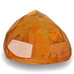 1.05-Carat Trilliant-Cut Deep Yellowish Orange Clinohumite