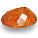 11.23-Carat Cushion-Cut Rich Orange Clinohumite from Tajikistan