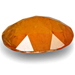 2.76-Carat Natural & Untreated Fanta Orange Oval-Cut Clinohumite