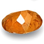 3.38-Carat Fiery Deep Orange Oval-Cut Tajikistan Clinohumite