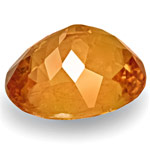 3.06-Carat Breathtaking Fiery Golden Orange Tajik Clinohumite