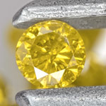 0.82-Carat 24-Pc Lot of Natural Fancy Intense Yellow Diamonds