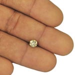 0.74-Carat Fancy Brownish Yellowish Green Diamond from Guinea