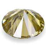 0.72-Carat Fancy Intense Brown Round Brilliant-Cut Diamond