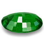 1.30-Carat Natural & Untreated Dark Green Oval-Cut Tsavorite