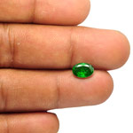 1.30-Carat Natural & Untreated Dark Green Oval-Cut Tsavorite