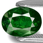 1.04-Carat Dark Green Oval-Cut Tsavorite Garnet from Kenya