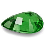 0.86-Carat Chrome Green Pear-Shaped Kenyan Tsavorite