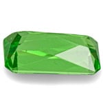 2.06-Carat Lively Green Rectangular Scissor-Cut Tsavorite Garnet