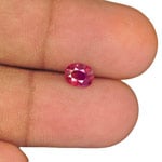 1.04-Carat Unheated Intense Pinkish Purple Sapphire