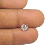 1.11-Carat Unheated Pale Pinkish Brown Sapphire from Sri Lanka