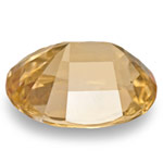 0.91-Carat Unheated VVS-Clarity Lustrous Golden Yellow Sapphire