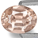 0.62-Carat Eye-Clean Light Pinkish Orange Padparadscha Sapphire