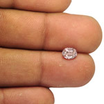 0.58-Carat Eye-Clean Light Orangy Pink Padparadscha Sapphire