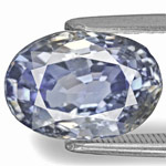 6.83-Carat Unheated Oval-Cut Bi-Color Sapphire from Sri Lanka