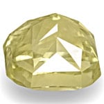 8.84-Carat Shimmering Eye-Clean Light Yellow Sapphire (GIA)