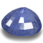 3.33-Carat Unheated Velvety Intense Blue Burmese Sapphire