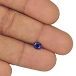 0.87-Carat Stunning Eye-Clean Unheated Rich Royal Blue Sapphire