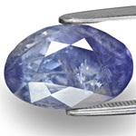 8.01-Carat Unheated Intense Blue Kashmir Sapphire (GRS / GIA)