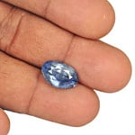 8.01-Carat Unheated Intense Blue Kashmir Sapphire (GRS / GIA)