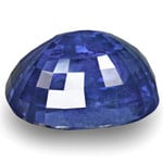 6.80-Carat Eye-Clean Velvety Intense Cornflower Blue Sapphire