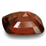 3.01-Carat Flawless Dark Orange Cushion-Cut Spinel from Burma