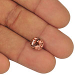 4.00-Carat Eye-Clean Vivid Peachy Brown Spinel from Burma