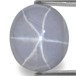 13.42-Carat Sri Lankan Star Sapphire with Dancing 6-Ray Star